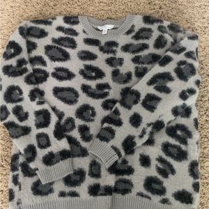 Cheetah print sweater